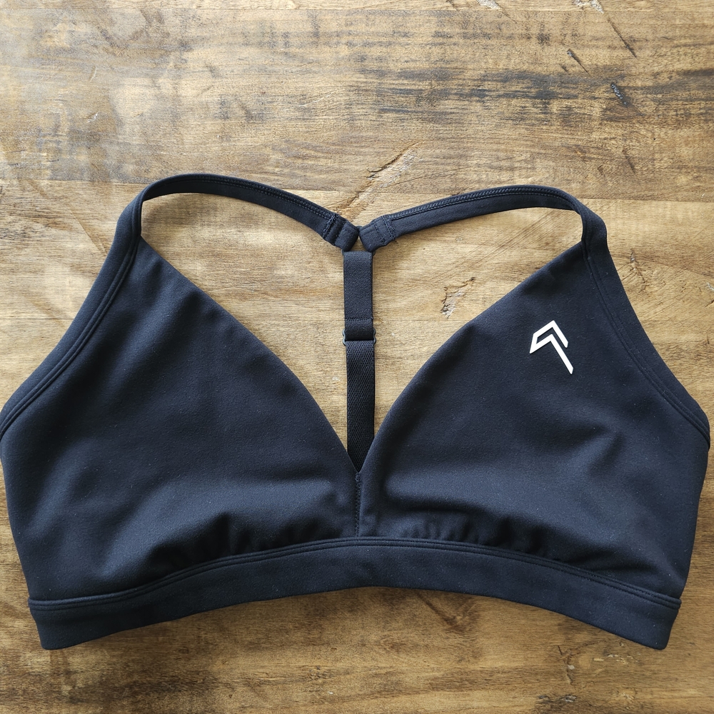 Oner Active Black T-Back Sports Bralette